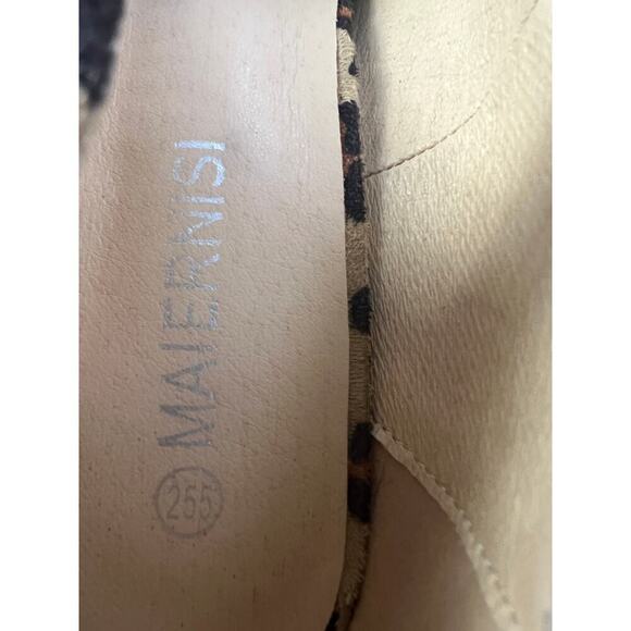Maiernisi platform cheetah peep toe high heels women’s size 8.5 - Picture 2 of 6